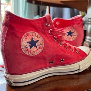 Chuck Taylor Distressed Wedge Sneakers